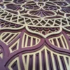 6 Layer Geometric Mdf Wall Decor Detail