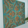 Bold Mandala Style Wall Decor Side Angle