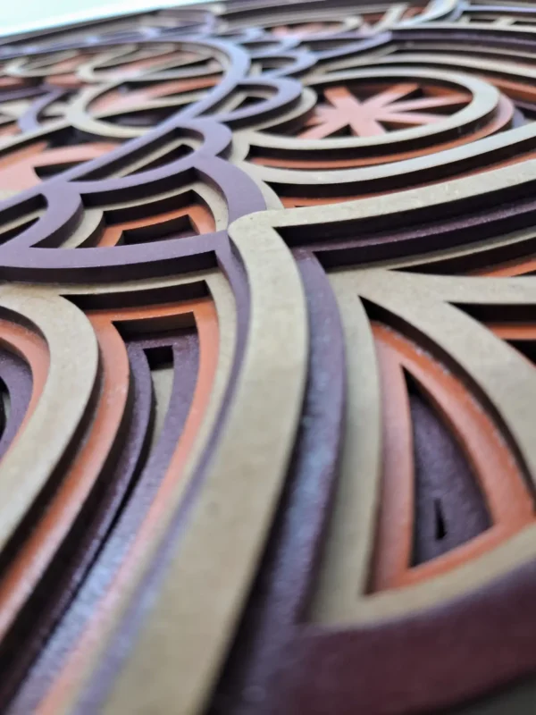 Circular Mdf Mandala Panel Detailing