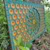 Colorful layered mdf wall piece 2