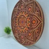 Concentric Mandala Round Wall Art Piece