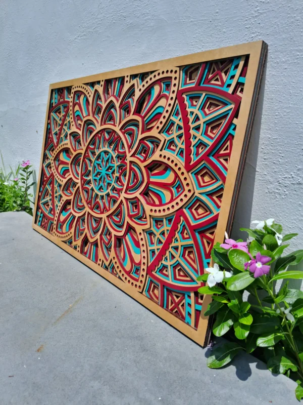 Divine Ray Mdf Wall Art Front View