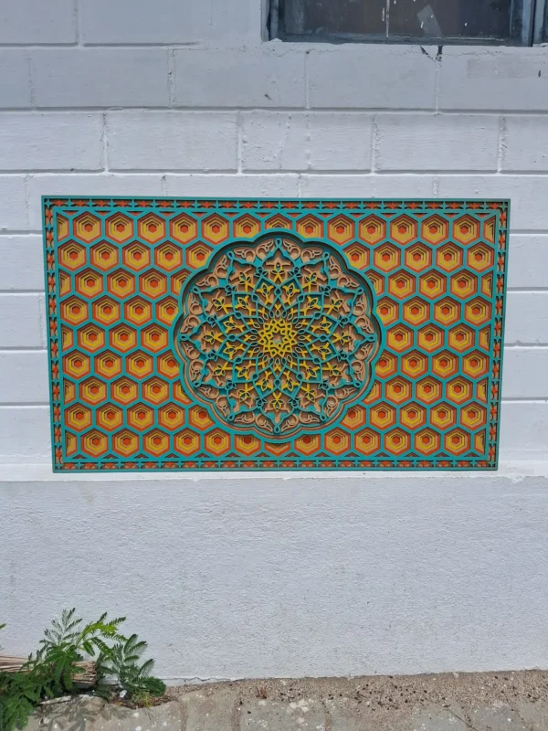 Dreamframe mdf wal art front view 1