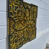 Glowing Layered Mandala Spiritual Decor