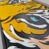 Horizontal Mdf Artwork With Tiger Detail