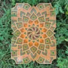 Mandala Wall Piece in Garden