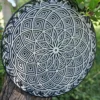 Modern Mandala Wall Art In Monochrome Tones