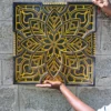 Modern Sacred Geometry Wall Art Display