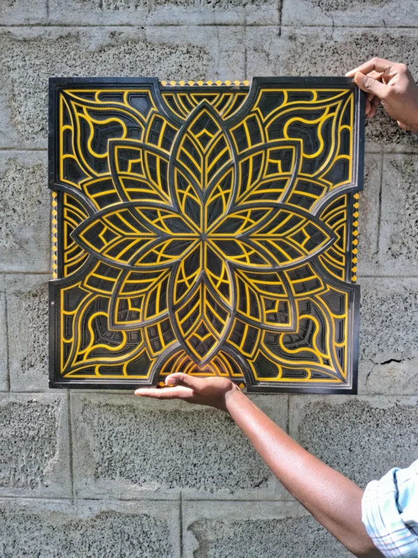 Modern Sacred Geometry Wall Art Display