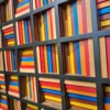 Parallel Pattern Mdf Wall Art Closeup View