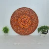 Round Mandala Wall Art Front Angle