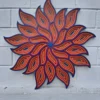 Spiral Petal Bloom Wall Art Side View