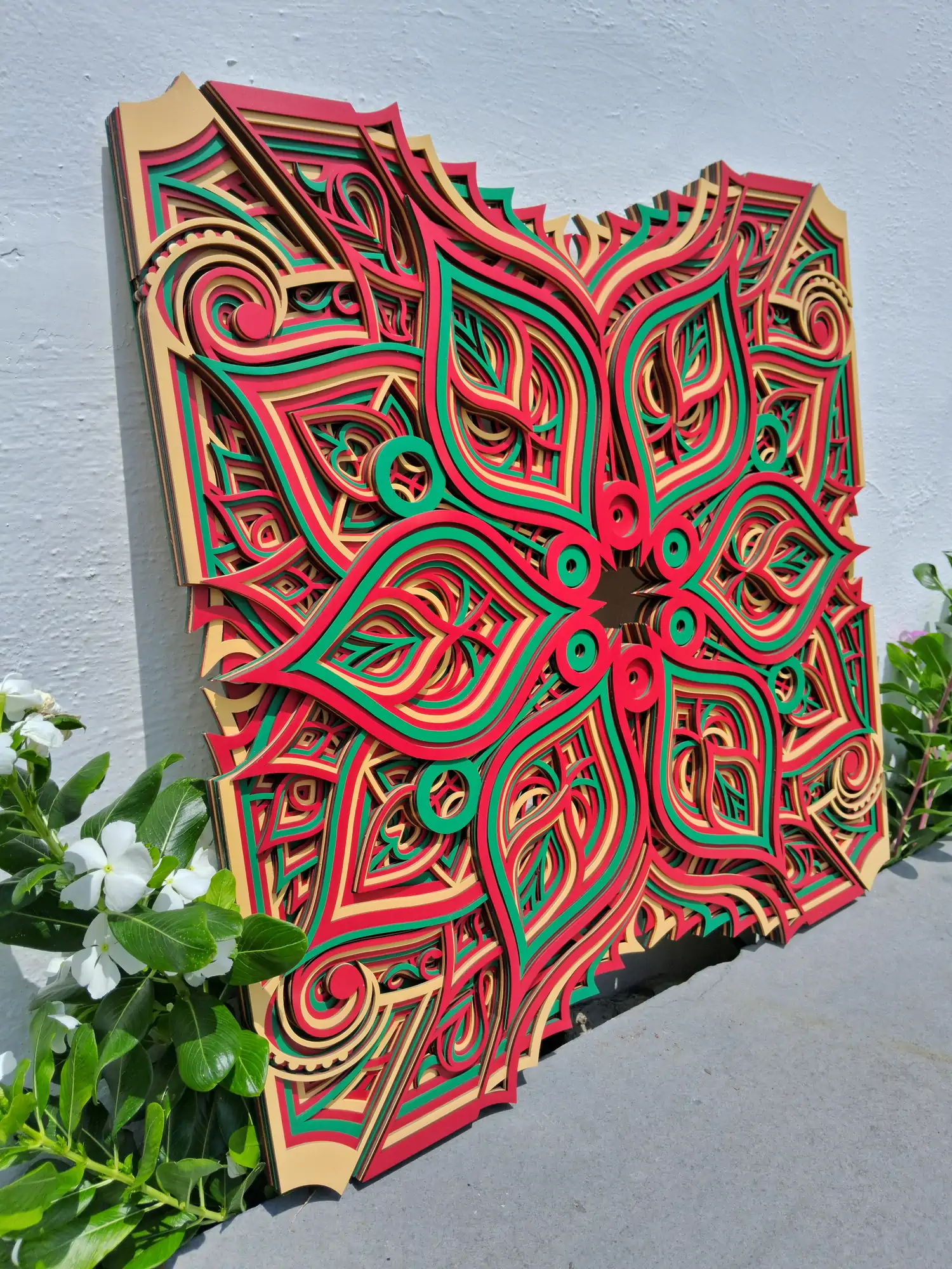 Zen Prism Premium Wall Art Sideview