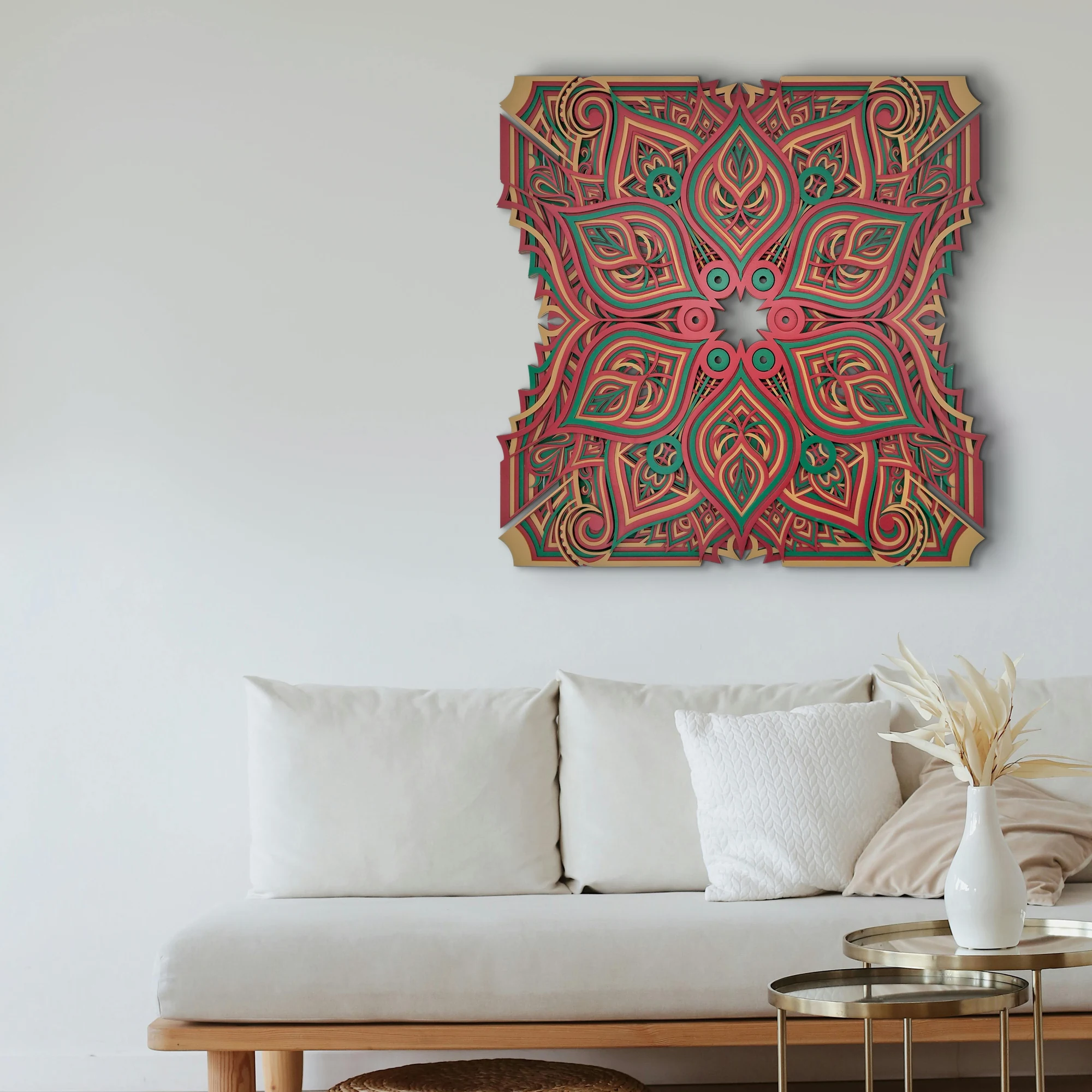 Zen Prism MDF Wall Art Sculpture