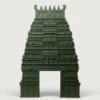 Dark Olive colour dravidian south indian style temple gopuram