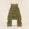 Olive with gold colour dravidian south indian style temple gopuram