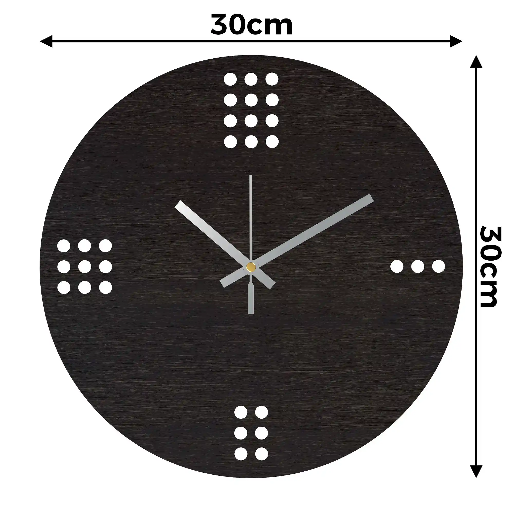 rawdius 30cm black geometric clock size guide RAW 02 WC Other 4 rawdius 30cm black geometric clock size guide RAW 02 WC Other 4