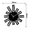 rawdius 30cm typography clock dimensions RAW 08 WC Other 3