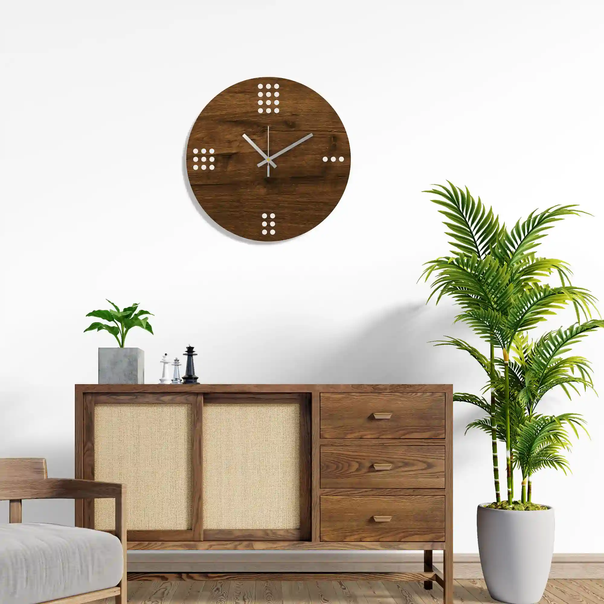 rawdius dark wood grain clock wall hanging RAW 01 WC Other 2 rawdius dark wood grain clock wall hanging RAW 01 WC Other 2