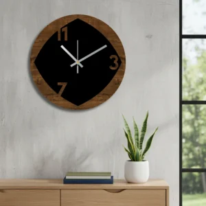 rawdius geometric diamond wood black clock main RAW 11 WC Main