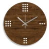 rawdius modern dark walnut wood finish wall clock main RAW 01 WC Main rawdius modern dark walnut wood finish wall clock main RAW 01 WC Main