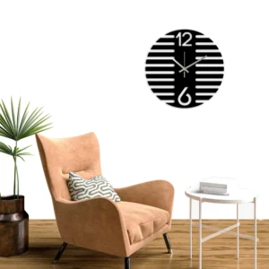 rawdius monochrome industrial style clock living room RAW 05 WC Other 1