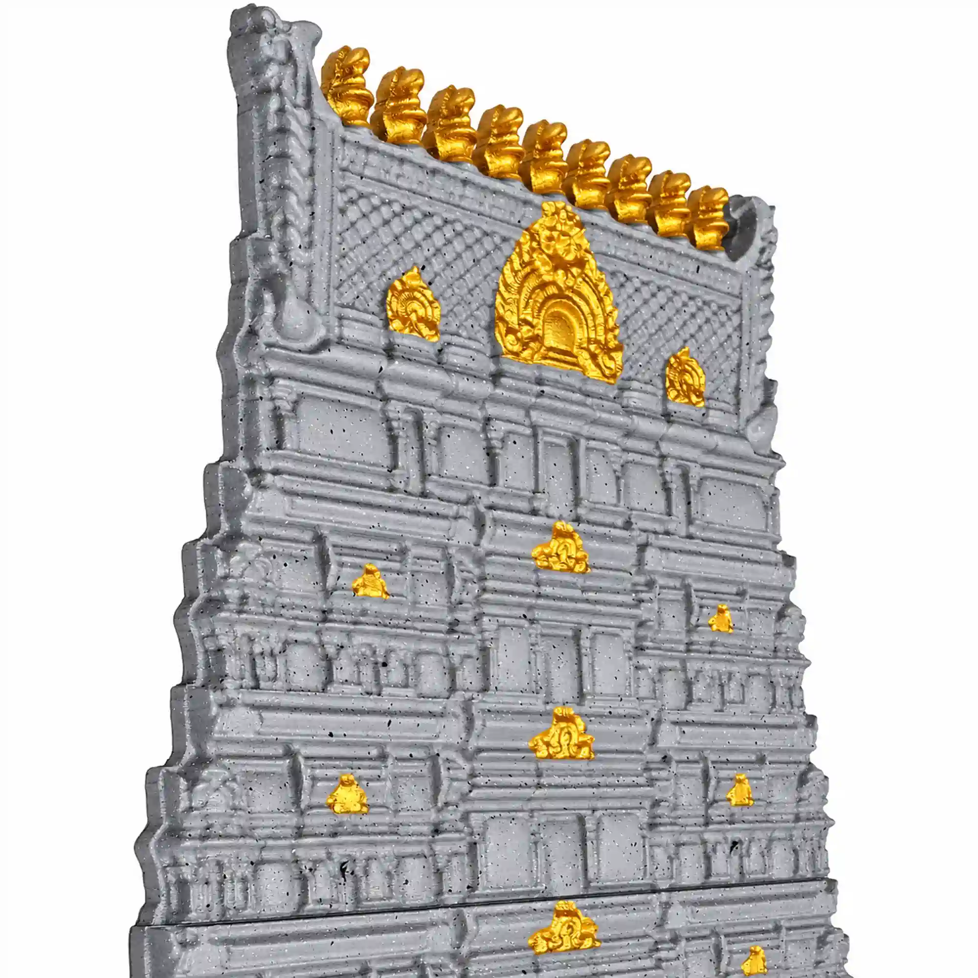 South Indian Tiruchendur Gopuram Detailed Top Part